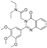 CAS#: 83408-95-1， N,N-Diethyl-2-[4-Oxo-2-(3,4,5-Trimethoxyphenyl)Quinazolin-3-Yl]Acetamide