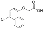 structure of CAS# 835-08-5, (4-Chloro-1-Naphthyl)Oxy]Acetic Acid;2-[(4-Chloro-1-Naphthyl)Oxy]Acetate;2-(4-Chloronaphthalen-1-Yl)Oxyethanoate;Zinc01732253