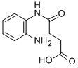 structure of CAS# 83549-10-4, N-(2-Amino-Phenyl)-Succinamic Acid;4-[(2-Aminophenyl)Amino]-4-Oxo-Butanoate;4-[(2-Aminophenyl)Amino]-4-Keto-Butyrate;Zinc00292603