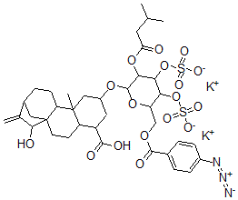 CAS#: 83579-68-4， 6'-O-4-Azidobenzoylatractyloside