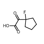 CAS#: 83611-30-7， (1-Fluorocyclopentyl)(oxo)acetic acid