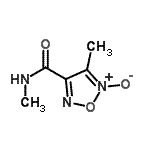 CAS#: 83644-90-0， N,4-Dimethyl-1,2,5-oxadiazole-3-carboxamide 5-oxide