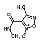 CAS#: 83645-10-7， N,4-Dimethyl-1,2,5-oxadiazole-3-carboxamide 2-oxide