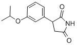 CAS#: 83656-29-5， 3-(3-Propan-2-Yloxyphenyl)Pyrrolidine-2,5-Dione