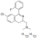 CAS#: 83658-13-3， 1-[7-Chloro-1-(2-Fluorophenyl)-3,4-Dihydroisoquinolin-3-Yl]-N,N-Dimethyl-Methanamine Dihydrochloride