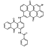 CAS#: 83721-58-8， N-{4-[(10-Bromo-6,12-dioxo-6,12-dihydronaphtho[7,8,1,2,3-nopqr]tetraphen-4-yl)amino]-9,10-dioxo-9,10-dihydro-1-anthracenyl}benzamide