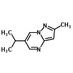 CAS#: 83724-82-7， 6-Isopropyl-2-methylpyrazolo[1,5-a]pyrimidine