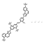 CAS#: 83784-01-4， Tetrasodium 3-{[2-methyl-4-(7-sulfonato-2H-naphtho[1,2-d][1,2,3]triazol-2-yl)phenyl]diazenyl}-7-(6-sulfonato-2H-naphtho[1,2-d][1,2,3]triazol-2-yl)-1,5-naphthalenedisulfonate