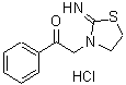 CAS#: 83846-65-5， 2-(2-Imino-3-Thiazolidinyl)-1-Phenyl-Ethanone Hydrochloride (1:1)