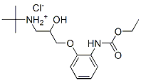 CAS#: 83855-48-5， [3-[2-(Ethoxycarbonylamino)Phenoxy]-2-Hydroxy-Propyl]-Tert-Butyl-Azanium Chloride