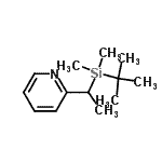 CAS#: 83862-20-8， 2-{1-[Dimethyl(2-methyl-2-propanyl)silyl]ethyl}pyridine