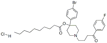 CAS#: 83863-75-6， 4-(4-Bromophenyl)-1-[4-(4-Fluorophenyl)-4-Oxobutyl]-4-Piperidyl Decanoate Hydrochloride