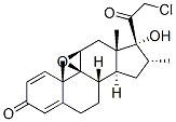 CAS#: 83881-08-7， 21-Chloro-9-beta,11-beta-Epoxy-17-Hydroxy-16-alpha-Methylpregna-1,4-Diene-3,20-Dione