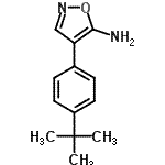 CAS#: 838875-87-9， 4-[4-(2-Methyl-2-propanyl)phenyl]-1,2-oxazol-5-amine