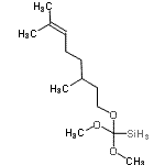 CAS#: 83918-64-3， {[(3,7-Dimethyl-6-octen-1-yl)oxy](dimethoxy)methyl}silane