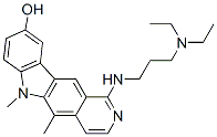 CAS#: 83948-20-3， 1-[[3-(Diethylamino)Propyl]Amino]-5,6-Dimethyl-6H-Pyrido[4,3-b]Carbazol-9-Ol