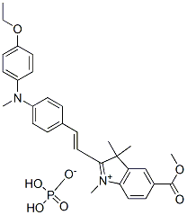 CAS#: 83949-64-8， 2-[2-[4-[(4-Ethoxyphenyl)Methylamino]Phenyl]Vinyl]-5-(Methoxycarbonyl)-1,3,3-Trimethyl-3H-Indolium Dihydrogen Phosphate
