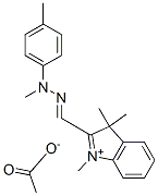 CAS#: 83949-71-7， 1,3,3-Trimethyl-2-[[Methyl(P-Tolyl)Hydrazono]Methyl]-3H-Indolium Acetate