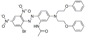 CAS#: 84000-65-7， N-[5-[Bis(2-Phenoxyethyl)Amino]-2-[(2-Bromo-4,6-Dinitrophenyl)Azo]Phenyl]Acetamide