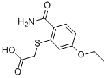 CAS#: 84029-50-5， 2-[[2-(Aminocarbonyl)-5-Ethoxyphenyl]Thio]Acetic Acid