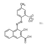 CAS#: 84030-40-0， 3-Hydroxy-4-[(E)-(4-methyl-2-sulfophenyl)diazenyl]-2-naphthoic acid - manganese (1:1)