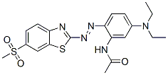 CAS#: 84100-08-3， N-[5-(Diethylamino)-2-[[6-(Methylsulphonyl)-2-Benzothiazolyl]Azo]Phenyl]Acetamide