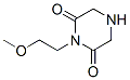 structure of CAS# 841274-04-2, 1-(2-Methoxyethyl)-2,6-Piperazinedione