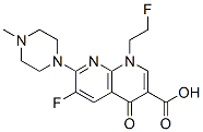 CAS#: 84209-33-6， 6-Fluoro-1-(2-Fluoroethyl)-7-(4-Methylpiperazin-1-Yl)-4-Oxo-1,8-Naphthyridine-3-Carboxylic Acid