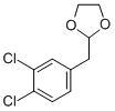structure of CAS# 842123-98-2, 1,2-Dichloro-4-(1,3-Dioxolan-2-Ylmethyl)Benzene;1,2-DICHLORO-4-(1,3-DIOXOLAN-2-YLMETHYL)BENZENE