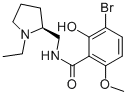 CAS#: 84226-14-2， 3-Bromo-N-((1-ethyl-2-pyrrolidinyl)methyl)-2-hydroxy-6-methoxybenzamide