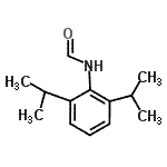 结构式 CAS# 84250-69-1, N-(2,6-二异丙基苯基)甲酰胺