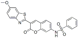 CAS#: 84271-53-4， N-[3-(6-Methoxy-2-Benzothiazolyl)-2-Oxo-2H-1-Benzopyran-7-Yl]Benzenesulphonamide