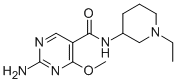 CAS#: 84332-20-7， 2-Amino-N-(1-Ethyl-3-Piperidyl)-4-Methoxy-5-Pyrimidinecarboxamide