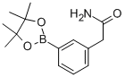 structure of CAS# 843646-72-0, 3-(2-Acetamidyl)Phenylboronic Acid Pinacol Ester;2-(3-(4,4,5,5-Tetramethyl-1,3,2-Dioxaborolan-2-Yl)Phenyl)Acetamide;3-(2-ACETAMIDYL)PHENYLBORONIC ACID PINACOL ESTER