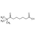 结构式 CAS# 84451-93-4, 8,8-二甲基-7-氧代壬酸