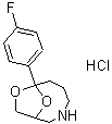 CAS 登录号：84509-26-2， 7-(4-氟苯基)-8,10-二氧杂-3-氮杂双环(5.2.1)癸烷盐酸盐