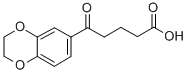 structure of CAS# 845781-54-6, 5-[(3,4-Ethylenedioxy)Phenyl]-5-Oxovaleric Acid;5-[(3,4-ETHYLENEDIOXY)PHENYL]-5-OXOVALERIC ACID