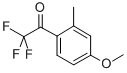 structure of CAS# 845823-11-2, 4'-Methoxy-2'-Methyl-2,2,2-Trifluoroacetophenone;2,2,2-TRIFLUORO-1-(4-METHOXY-2-METHYL-PHENYL)-ETHANONE;4'-METHOXY-2'-METHYL-2,2,2-TRIFLUOROACETOPHENONE
