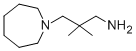 structure of CAS# 845885-85-0, 3-(1-Azepanyl)-2,2-Dimethylpropylamine;3-(1-AZEPANYL)-2,2-DIMETHYLPROPYLAMINE