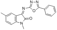 CAS#: 84640-78-8， 1,5-Dimethyl-3-(5-Phenyl-1,3,4-Oxadiazol-2-Ylimino)-2-Indolinone