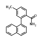 CAS#: 84647-12-1， 4-Methyl-2-(1-naphthyl)benzamide