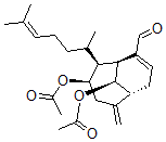 CAS#: 84667-04-9， (1R,6R,10S)-4a,10-Bis(Acetyloxy)-5a-[(S)-1,5-Dimethyl-4-Hexenyl]-2-Methylenebicyclo[4.3.1]Dec-7-Ene-7-Carbaldehyde
