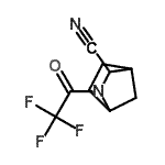 CAS#: 84700-80-1， 2-(Trifluoroacetyl)-2-azabicyclo[2.2.1]heptane-3-carbonitrile