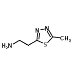 structure of CAS# 847155-17-3, 2-(5-Methyl-1,3,4-thiadiazol-2-yl)ethanamine;2-(5-methyl-1,3,4-thiadiazol-2-yl)ethanamine