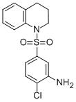结构式 CAS# 847171-51-1, 1-(3-氨基-4-氯苯磺酰基)-1,2,3,4-四氢喹啉