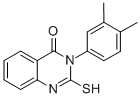 CAS 登录号：84772-25-8， 3-(3,4-二甲基-苯基)-2-巯基-3H-喹唑啉-4-酮