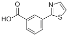 structure of CAS# 847956-27-8, 3-Thiazol-2-Yl-Benzoic Acid;3-(3-(Methoxycarbonyl)Thiazol-2-Yl)Benzoic Acid;3-(5-(Ethoxycarbonyl)Thiazol-2-Yl)Benzoic Acid;3-(1,3-Thiazol-2-Yl)Benzoic Acid, 97+%