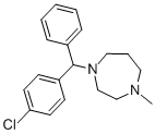 结构式 CAS# 848-53-3, 高氯环嗪