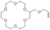 structure of CAS# 84812-04-4, 2-(Allyloxymethyl)-18-Crown-6;1,4,7,10,13,16-HEXAOXACYCLOOCTADECANE,2-[(2-PROPENYLOXY)METHYL];2-ALLYLOXYMETHYL-1,4,7,10,13,16-HEXAOXACYCLOOCTADECANE;2-(ALLYLOXYMETHYL)-18-CROWN 6-ETHER