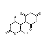 CAS#: 84852-33-5， 2'-Sulfanyl-2,6,6'-trithioxo-2,3,5,5',6,6'-hexahydro-4H,4'H-3,3'-bithiopyran-4,4'-dione